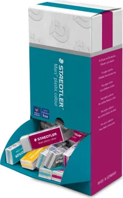 Produktbild von Staedtler Radierer Mars plastic colour 40ST