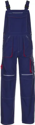 Produktbild von Planam Basalt Latzhose 2832 marine/rot, Größe:46