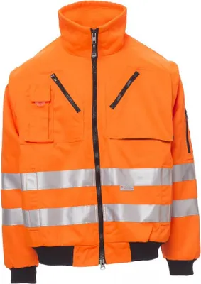 Produktbild von Warnschutz Jacke "STREET" - Payper Fluoorange M