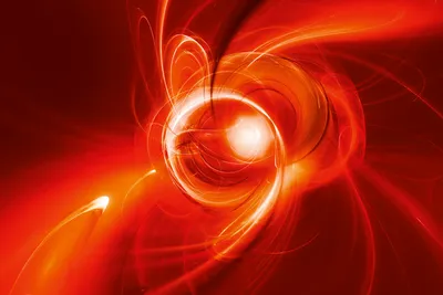 Produktbild von Fototapete - Red Abstract 375x250cm - Vliestapete