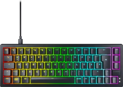 Image de CHERRY XTRFY K5V2 Tastatur RGB Wired DE MX2A Rot 65% schwarz
