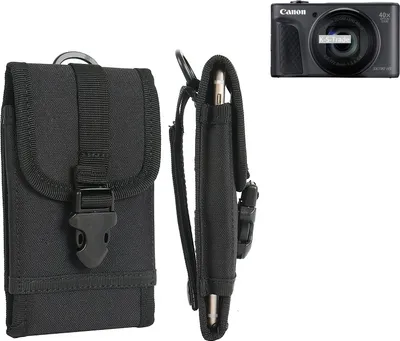 Produktbild von K-S-Trade Kameratasche Gürteltasche kompatibel mit Canon PowerShot SX730 HS Outdoor Gürtel Tasche für Kompaktkamera Holster Fototasche