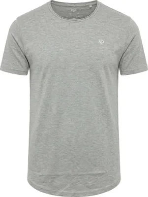 Produktbild von Herren-T-Shirt Phinomen Cutted Neck Tee Grau Größe: S