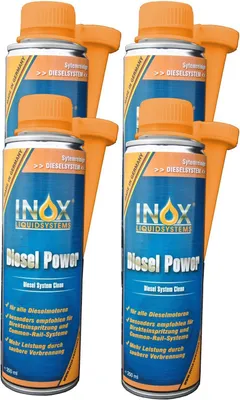 Produktbild von INOX® Diesel Power Additiv, 4x250ml - Dieselsystem Leistung Tankzusatz