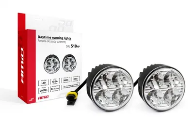 Produktbild von AMiO 01524 LED Tagfahrlicht DRL Set 8 LEDs 12-24V 5600K 800lm