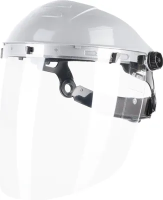 Produktbild von NITRAS PROTECT Visier, transparent / schwarz, EN 166