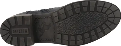 Produktbild von Mustang Damen Stiefelette mit Einsatz in Strickoptik 15M0062005, Größe:40 EU, Farbe:Blau