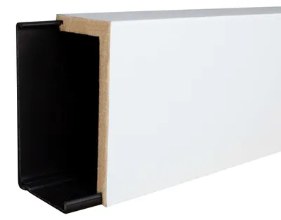 Produktbild von Neuhofer Rohrabdeckleiste 240 cm x 150 x 15 mm weiß