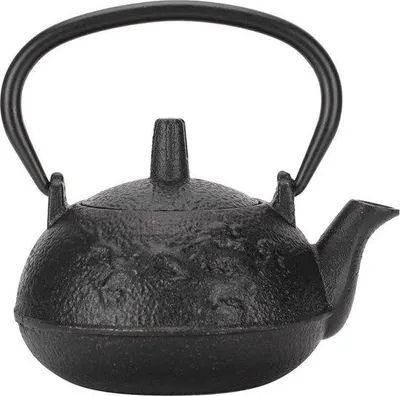 Image de Théière en fonte 3 L - Motif dragon - Style japonais - Bouilloire en fonte - 3 litres