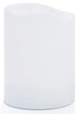 Produktbild von Batterie Deko-Kerze 75 x 125 mm rustikal mit Timer