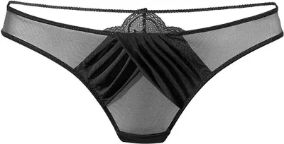 Produktbild von Petite fleur gold String als Dessous-Set kombierbar schwarz Größe 32/34
