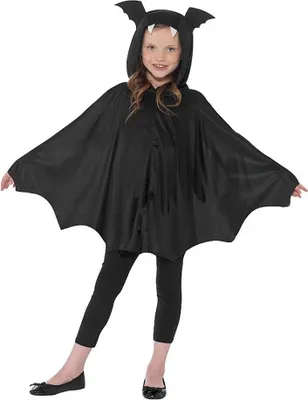 Produktbild von Fledermaus Cape - Fasching Halloween Vampir Kostüm Kindergröße: 140-152