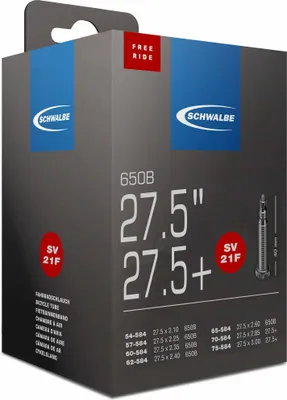 Produktbild von Schwalbe 10400073, Presta-Ventil, 27.5", 53 - 76,2 mm, 4 cm, Schwarz, CE