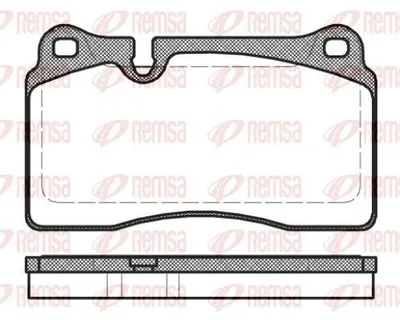 Produktbild von REMSA 1200.30 Bremsbeläge Satz Vorne Bremsklötze für AUDI A3 Sportback (8PA) TT Coupe (8J3) für SEAT Leon ST (5F8) für VW Touareg (7P5, 7P6)