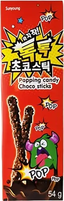 Zdjęcie produktu dla Paluszki w czekoladzie strzelającej Choco Sticks 54 g