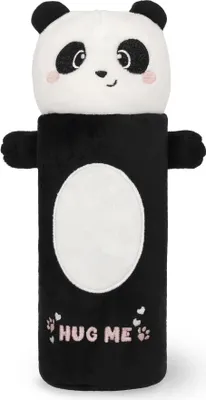 Produktbild von LEGAMI - Super weiches Federmäppchen, Panda-Motiv, weiches Federmäppchen, Karton mit Malvorlage inklusive, 100% Polyester, Super Soft Pencil Case.