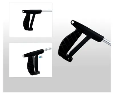 Produktbild von Praktischer Greifarm 2er-Set 76 cm – Ergonomische Greifzange mit Magnetspitze und 360° drehbarem Kopf – Für Senioren, Aufheben, Müllsammler, Garten und mehr