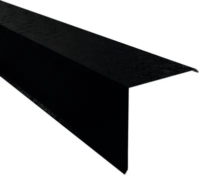 Produktbild von PRECIT Ortgangblech für Trapezblech Tiefschwarz RAL 9005 Shimoco 80µm 1000 mm x 230 mm x 230 mm x 0,5 mm