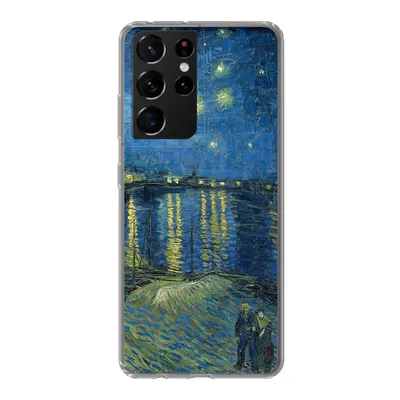 Produktbild von MuchoWow® Handyhülle Schutzhülle Hülle für Samsung Galaxy S21 Ultra Die sternenklare Nacht - Vincent van Gogh Silikon Softcase Handy Hülle - Mobiltelefon