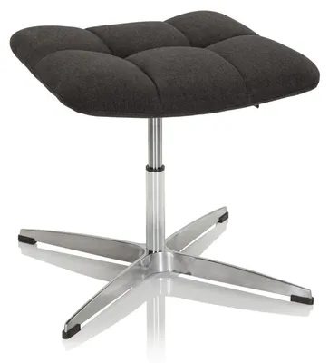 Obrázok produktu pre hjh OFFICE Čalúnená stolička SARANTO Látková stolička do 120 kg Výška sedadla 38 - 49 cm