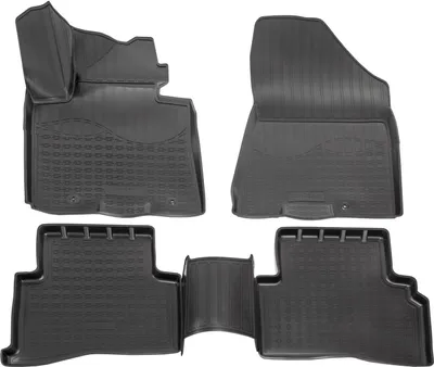 Produktbild von NORM LINERS | 3D Gummimatten Auto Matten Fussmatten Kompatibel mit Kia Sportage QL 2016-2021 4tlg, Individuelle Passform mit Hohem Rand cca 4-5cm, Allwetter,