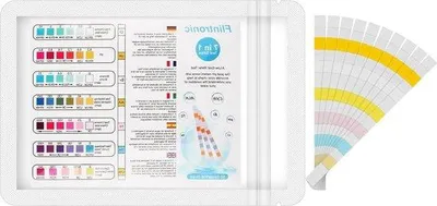Produktbild von Famanu Teststreifen 7-in-1 für Schwimmbad und Whirlpool - Wasserqualität prüfen