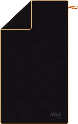 Produktbild von NAR12 SCHWARZE MIKROFASER-HANDTASCHE 180x100 cm NILS AQUA