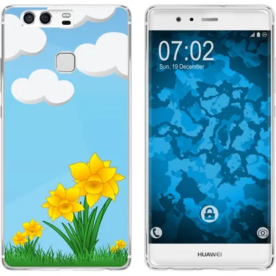 Produktbild von PhoneNatic Case kompatibel mit Huawei P9 Silikon-Hülle Ostern M4