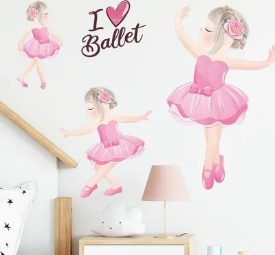 Produktbild von IL -16372 Wandaufkleber für kleine Ballerinas KP16372