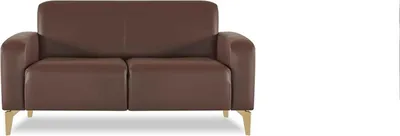 Produktbild von Arbeitszimmer-Set 4tlg 2x 2-Sitzer mit 2x Sessel Braun Einfarbig Modern