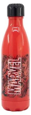 Image de Bouteille en plastique Red Marvel avec bouchon à vis 660 ml