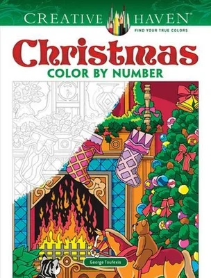 Produktbild von Creative Haven Christmas Color by Number