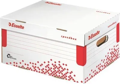 Image de Speedbox Esselte, Rouge, Blanc, A4, 290 g, 252 x 355 x 193 mm