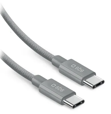 Image de SBS Câble USB‑C 100W 2 m en nylon tressé