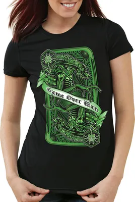 Produktbild von style3 Game Over Alien Damen T-Shirt xenomorph ripley giger, Größe:S