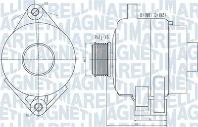 Immagine prodotto di MAGNETI MARELLI Generator 063731995010