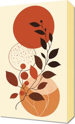 Produktbild von Bilder für das Wohnzimmer Boho modern 30x50cm Farbton Palette