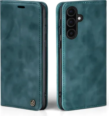 Produktbild von Handy Hülle für Samsung Galaxy A36 5G Klapphülle Bookcase Flip Cover Handy Tasche Etui Farbe: Petrol