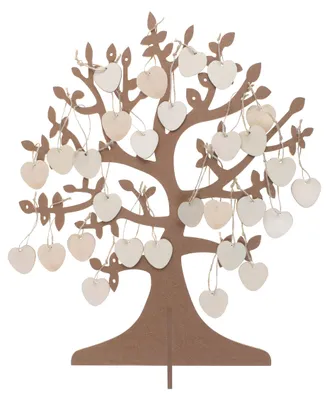 Produktbild von Wunsch-Baum mit 50 Herzen Gästebuch Hochzeit