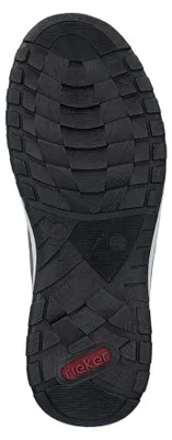 Produktbild von Rieker Herren Sneaker bequem mit loser Einlage und Gummizug 03365, Größe:44 EU, Farbe:Grau