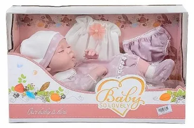 Produktbild von Adar Baby Puppe so lovely 38 cm rosa