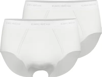 Produktbild von CECEBA Herren Slip weiß uni 2er Pack Größe: 9