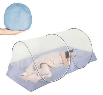 Produktbild von Faltbares Moskitonetz - 100 x 200 cm, Pop-Up Zelt für draußen und auf Reisen