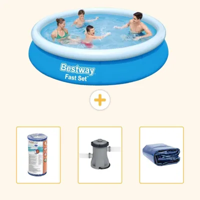 Produktbild von Bestway Fast Set Rund - 366x76 cm - 4-teilig S22265