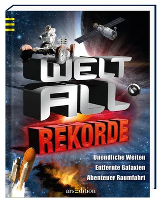 Obrázek produktu pro Ars Edition Buch Weltall-Rekorde: Größte Raumfahrzeuge, kleinste Planeten und Geheimnisse des Universums