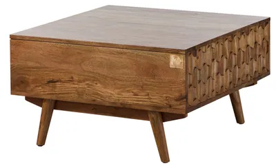 Immagine prodotto di MASSIVMOEBEL24 | MOSAYK #116 Tavolino da salotto in legno di acacia laccato / natur 70x70x40