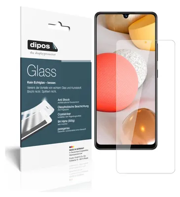 Zdjęcie produktu dla 2x folia ochronna do Samsung Galaxy A42 5G - folia antywstrząsowa 9H dipos Glass szkło plastikowe