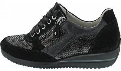 Produktbild von Waldläufer Himona sportlicher Schnürer Schwarz in Gr. 36.5