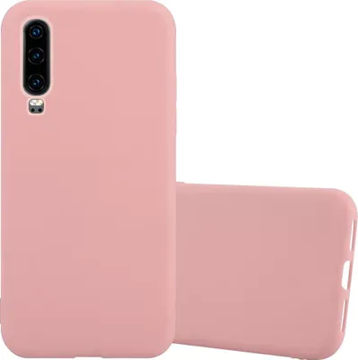 Produktbild von Cadorabo Hülle für Huawei P30 Schutzhülle in Rosa Handyhülle TPU Silikon Etui Case Cover
