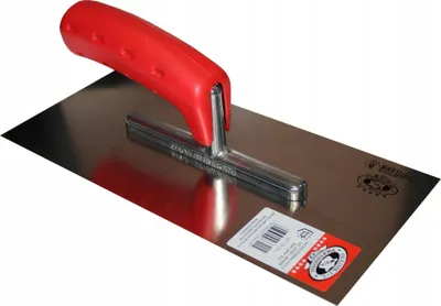 Produktbild von Olejnik Glättekelle 280mm Edelstahl Glättscheibe Traufel Gummigriff
